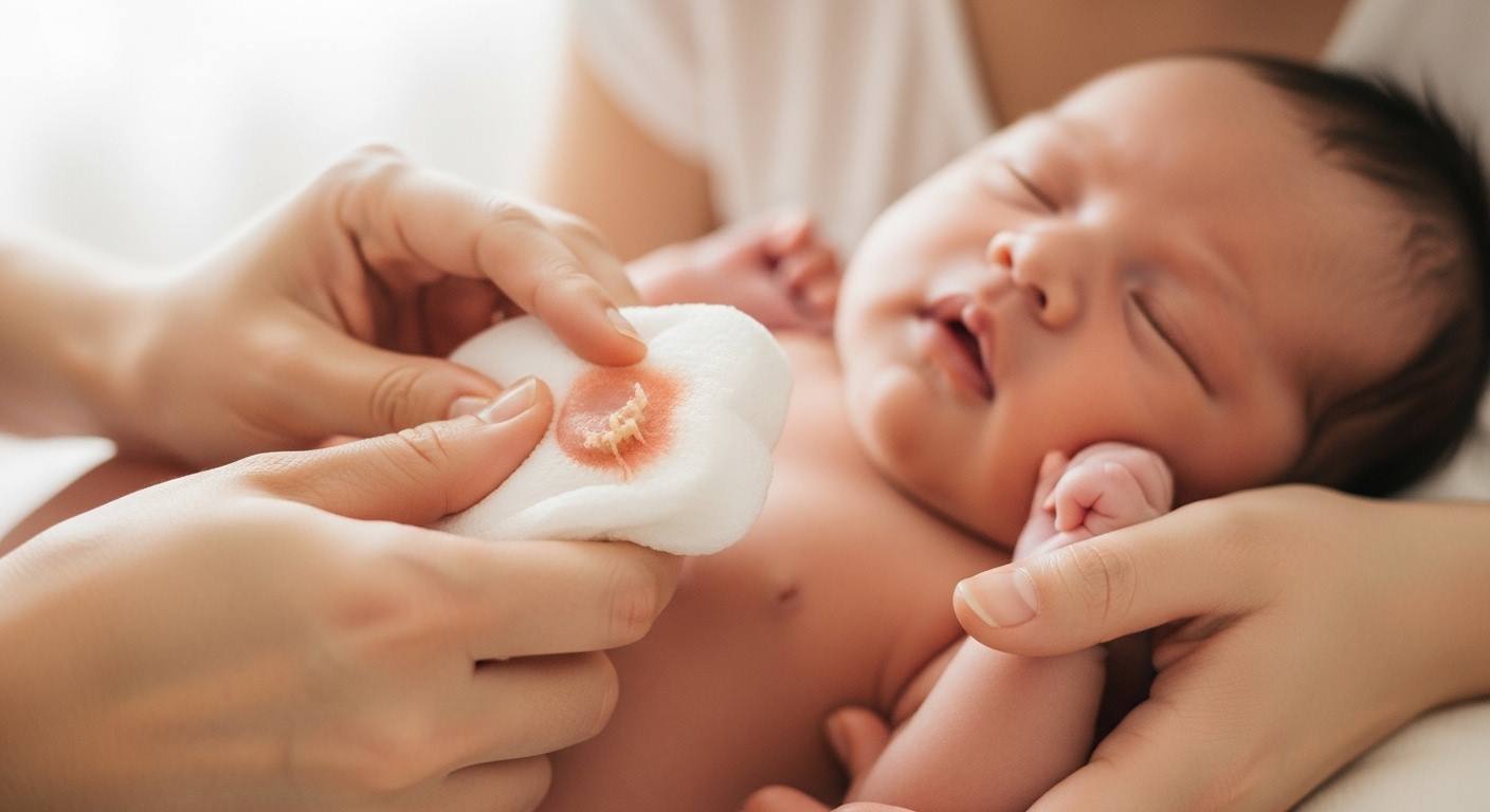 How to Give a Sponge Bath Before the Umbilical Cord Falls Off