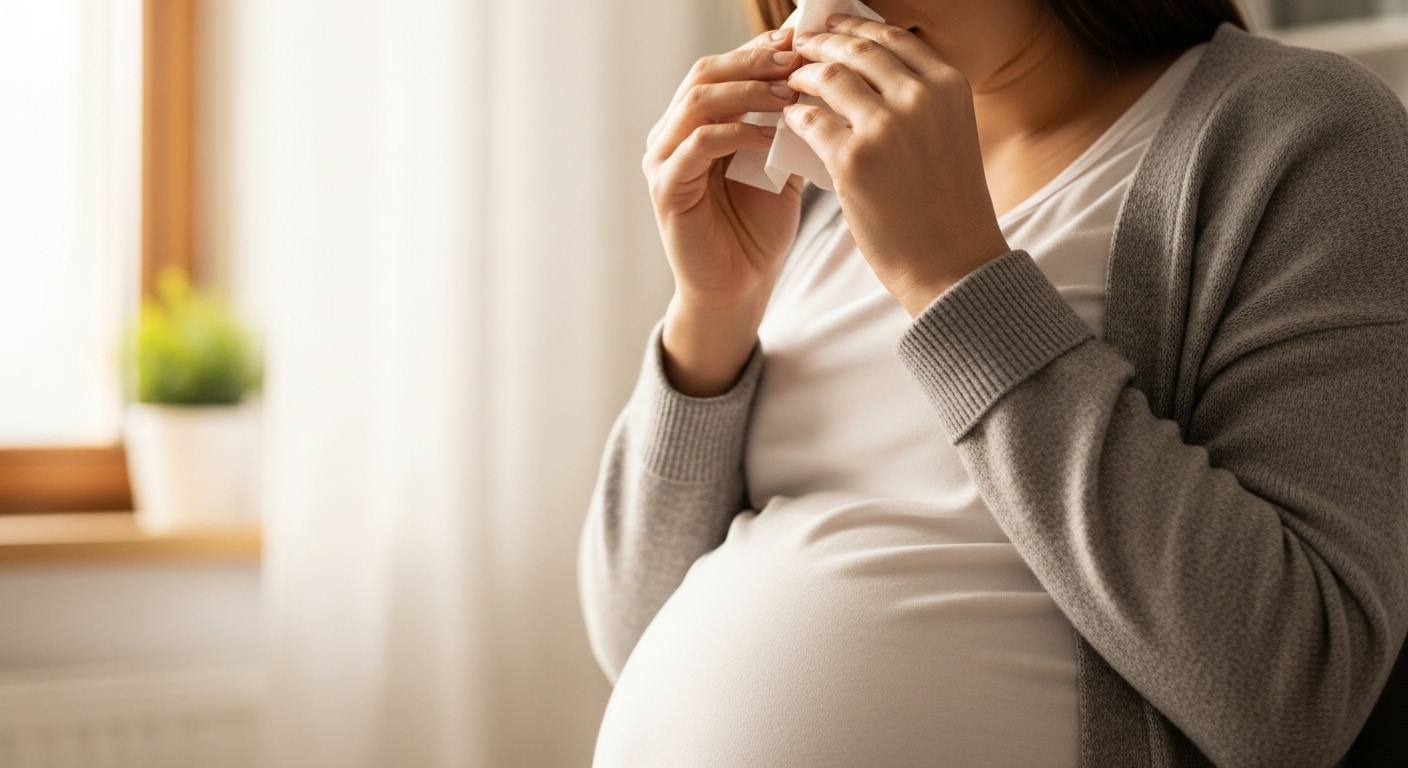 Managing a Constantly Congested Nose from Pregnancy Rhinitis