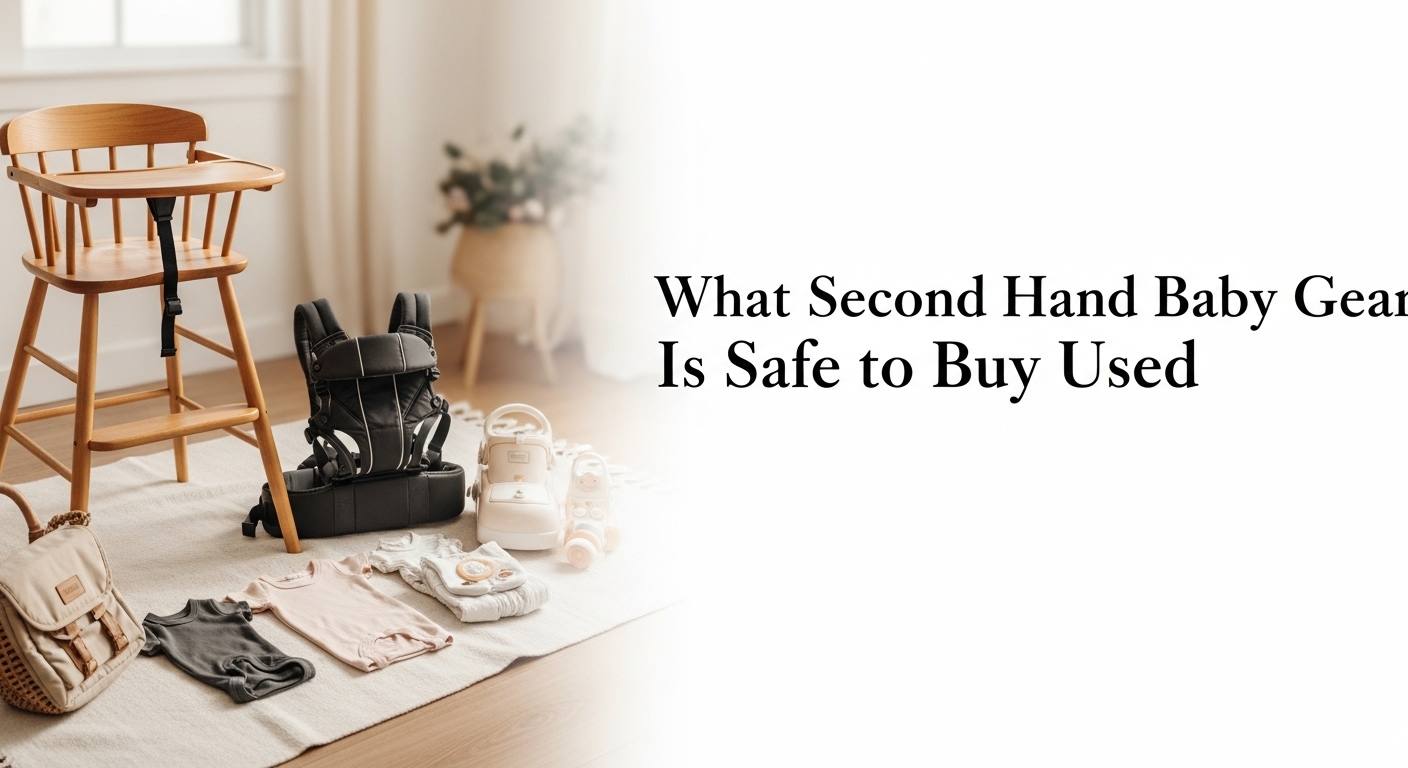 What Second Hand Baby Gear Is Safe to Buy Used