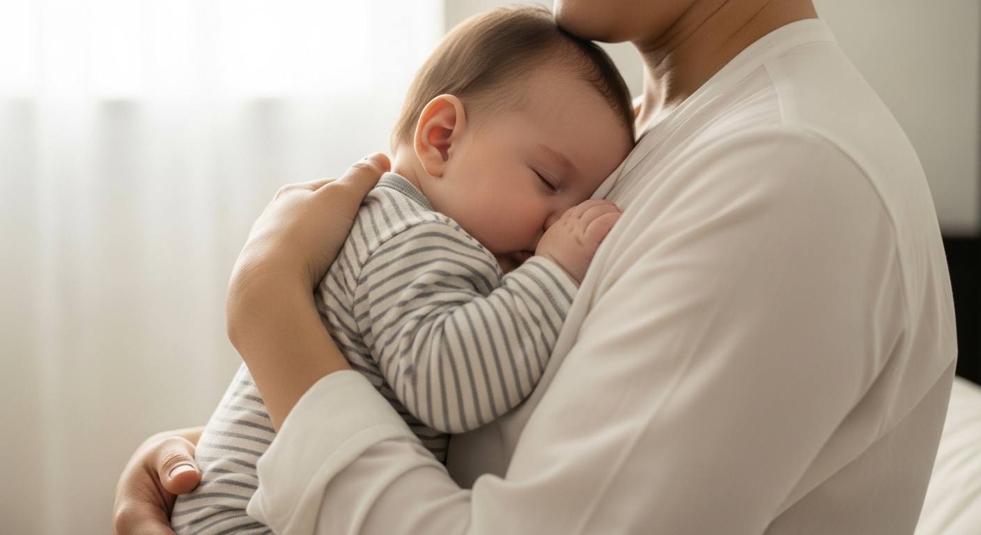 Why Babies Stop Crying When You Stand Up or Walk