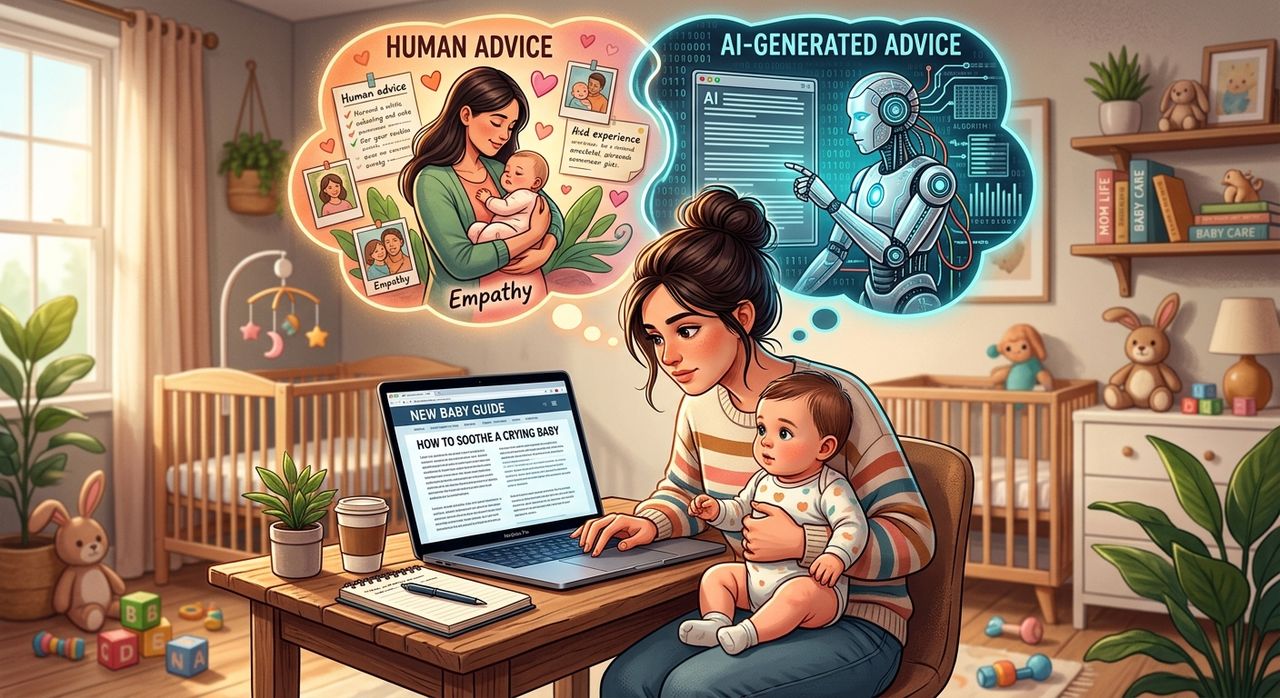 How to Tell if the Baby Advice You Read Online Was Written by AI